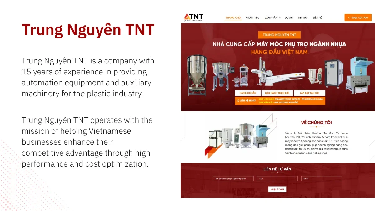 The company and its website
